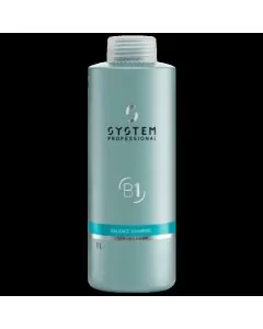 System Professional B1 Balance Shampoo 1000ml - Shampooing Apaisant pour Cuir Chevelu Sensible