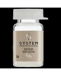 System Professional R+ Repair Infusion 20x5ml - Ampoules Réparatrices Intensives pour Cheveux Abîmés