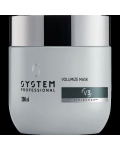 System Professional V3 Volumize Mask 200ml – Masque Volumateur Fortifiant pour Cheveux Fins
