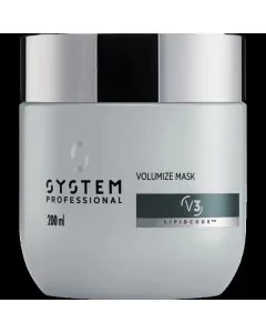 System Professional V3 Volumize Mask 200ml – Masque Volumateur Fortifiant pour Cheveux Fins