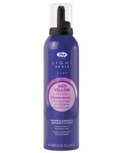 Lisap Light Scale Mousse Anti-Jaunissement 250ml - Soin Neutralisant pour Cheveux Blonds