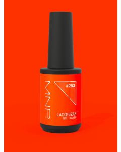 MNP Lacqwear Gel Polish 253 Happy - Vernis Semi-Permanent Corail Lumineux 10ml