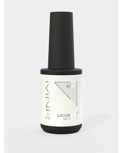 MNP LACQWEAR Vernis Gel 287 ALABASTER - Blanc Albâtre Crémeux, Haute Pigmentation