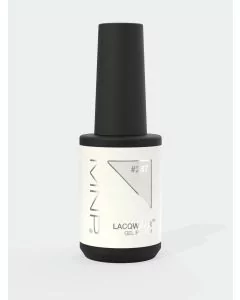 MNP LACQWEAR Vernis Gel 287 ALABASTER - Blanc Albâtre Crémeux, Haute Pigmentation
