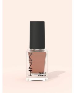 MNP Shine N'Wear 245 Noisette - Vernis à Ongles Haute Brillance Brun Noisette
