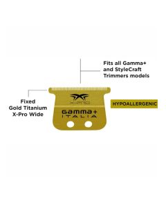 Gamma+ Lame Fixe X-PRO DLC FADE CLASSIC - Précision Ultime pour Dégradés