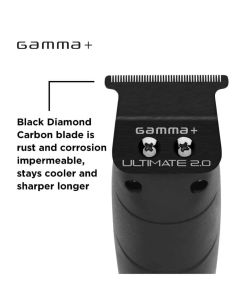 Gamma+ Lame Fixe ULTIMATE 2.0 DLC - Précision Professionnelle Black Diamond Carbon