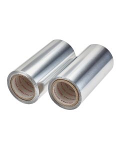 Efalock Papier Aluminium Argent 12/50/20 - Lot de 2 Rouleaux Professionnels