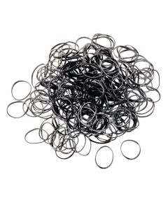 Efalock Élastiques Rasta fins/petits noirs 100 pcs
