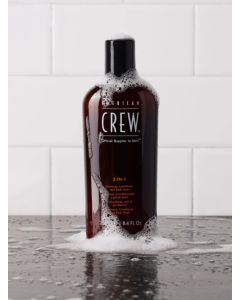 American Crew 3-en-1 Classic 1L – Shampoing, Après-shampoing &amp; Gel Douche