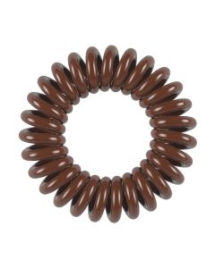 Invisibobble Original Pretzel Brown – Élastique Spirale Doux, Tenue Fiable