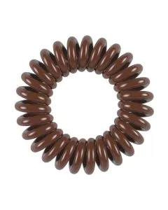 Invisibobble Original Pretzel Brown – Élastique Spirale Doux, Tenue Fiable