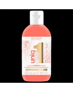 Revlon Uniq One Curls Shampoo 230ml - Shampooing Nourrissant pour Cheveux Bouclés