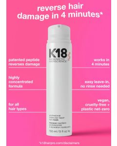 K18 Masque Réparateur Moléculaire pour Cheveux 150ml