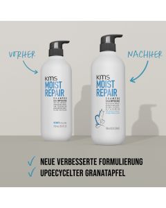 KMS Moist Repair Shampoo 300ml - Réparation Intense et Hydratation