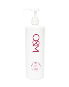 O&M Hydrate & Conquer Shampooing Hydratant 1000ml - Cheveux Secs et Colorés