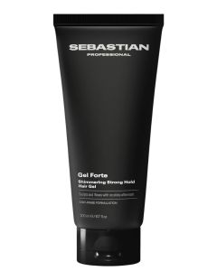 Sebastian Professional Gel Forte 200 ml - Gel Coiffant Fixation Forte à Reflets Nacrés