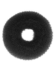 Efalock Anneau à Chignon Extra Haut 10cm Noir - Boudin Professionnel pour Coiffures Volumineuses