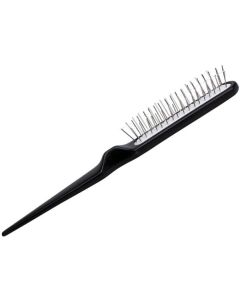 Efalock Brosse à Crêper Noire sans Picots - Volume Professionnel Longue Tenue