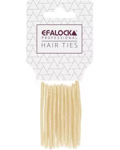 Efalock Élastiques à Cheveux Blonds 10 Pièces