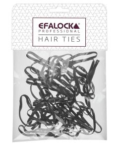 Efalock Élastiques Rasta Épais/Grands Noir 100 pièces