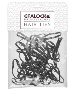 Efalock Élastiques Rasta Épais/Grands Noir 100 pièces