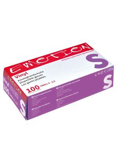 Efalock Gants Jetables en Vinyle Sans Poudre Taille S - 100 pièces