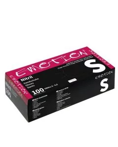 Efalock Gants Nitrile Noirs S Non Poudrés - Protection Professionnelle