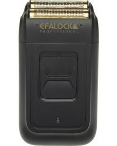 Efalock GOAL Rasoir à Double Grille Noir - Rasage Précis et Doux