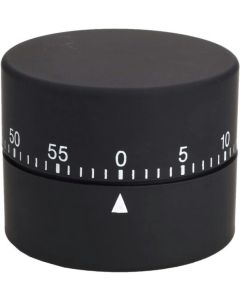 Efalock Minuteur ROUND noir - Timer professionnel rond