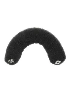 Efalock Rouleau à Chignon 18cm Noir avec Bouton Pression