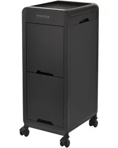 Efalock Trolley eNObile Noir - Chariot Professionnel pour Coiffeurs