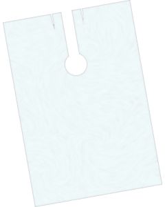 Fripac Cape de Coiffure Jetable Lisse 150 x 100 cm - Boîte de 100 Pièces