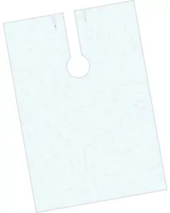 Fripac Cape de Coiffure Jetable Lisse 150 x 100 cm - Boîte de 100 Pièces