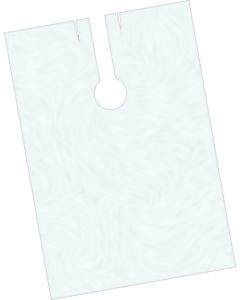 Fripac Capes de Coiffure Jetables Lisses, 140 x 100 cm, Sachet de 100 Pièces