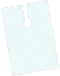 Fripac Capes de Coiffure Jetables Lisses, 140 x 100 cm, Sachet de 100 Pièces