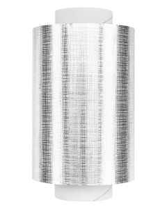 Fripac Papier Aluminium pour Mèches Super-Plus 15 µm Gaufré, 100 m x 12 cm Argenté