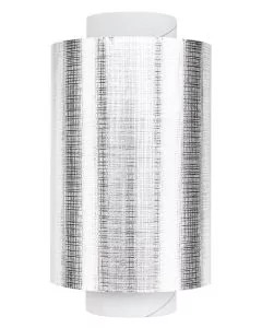 Fripac Papier Aluminium pour Mèches Super-Plus 15 µm Gaufré, 100 m x 12 cm Argenté