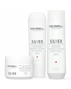 Goldwell Dualsenses Silver Conditioner 200ml - Soin Neutralisant pour Blonds Froids et Cheveux Gris
