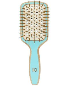 ILU Bamboo Brush Ocean Breeze - Brosse Démêlante en Bambou Écologique