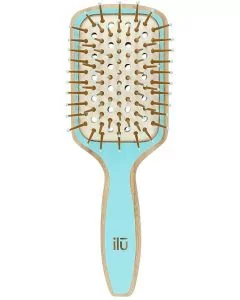 ILU Bamboo Brush Ocean Breeze - Brosse Démêlante en Bambou Écologique