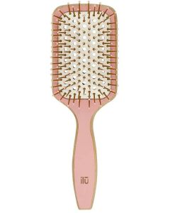 ILU Bamboo Brush Sweet Tangerine - Brosse Démêlante en Bambou Écologique et Végane