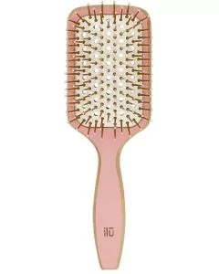 ILU Bamboo Brush Sweet Tangerine - Brosse Démêlante en Bambou Écologique et Végane