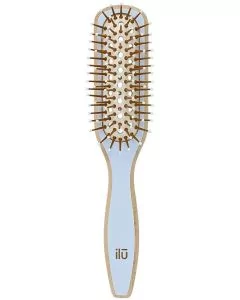 ILU Bamboo Brush True Blue - Brosse en Bambou Écologique et Antistatique