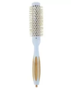ILU Bamboo Styling Brush True Blue - Brosse Ronde en Bambou Écologique