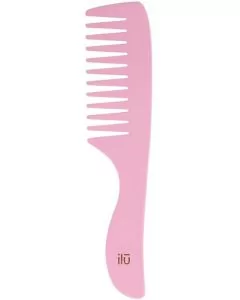 ILU Peigne en Bambou Pink Flamingo - Antistatique et Écologique