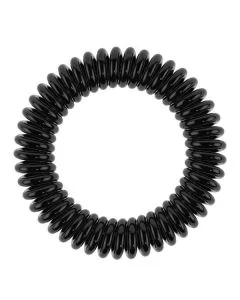 Invisibobble Slim True Black - Élastique à Cheveux Spirale Noir
