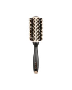 Kashoki Brosse Ronde en Bois ø 28 mm - Brushing Professionnel pour Carré