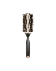 Kashoki Brosse Ronde en Bois ø 28 mm - Brushing Professionnel pour Carré