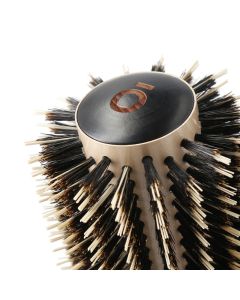 Kashoki Brosse Ronde en Bois ø 38 mm – Bois de Hêtre &amp; Poils Naturels